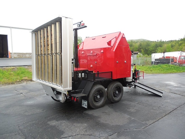 Автомомный  комплекс для инфракрасного ямочного ремонта на прицепе Pro Heat MinuteMan